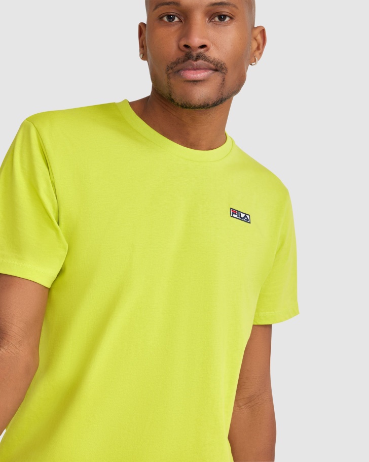 Camiseta Masculina Verde Cítrica Fila Ciano