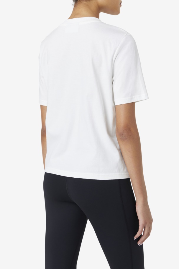 Camiseta Miss Eagle Branco/rosa Brilho/roxo Hebe Fila