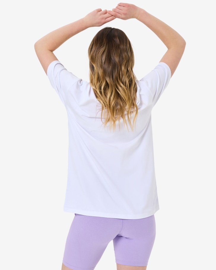 Camiseta Oversized Fila Branca Maddy