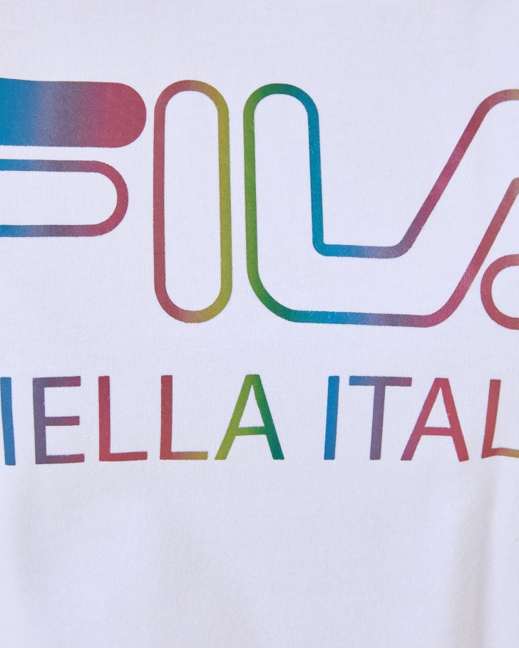 Camiseta Oversized Fila Branca Maddy