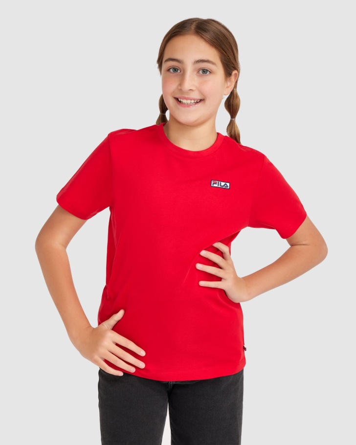 Camiseta Parker Infantil Vermelha Fila