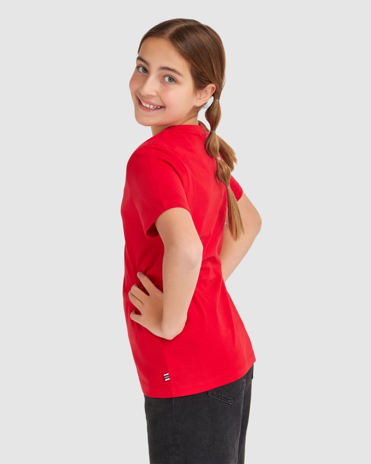 Camiseta Parker Infantil Vermelha Fila