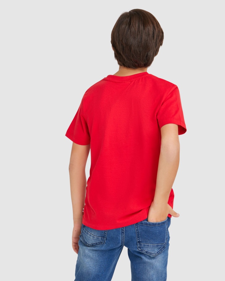 Camiseta Parker Infantil Vermelha Fila