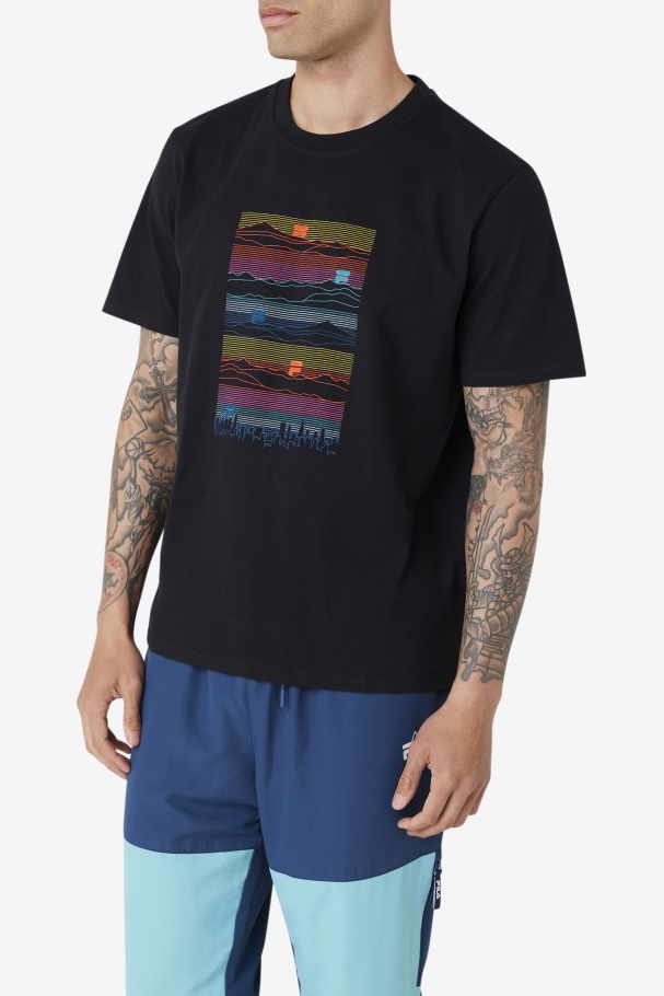 Camiseta Preta Nadee Fila