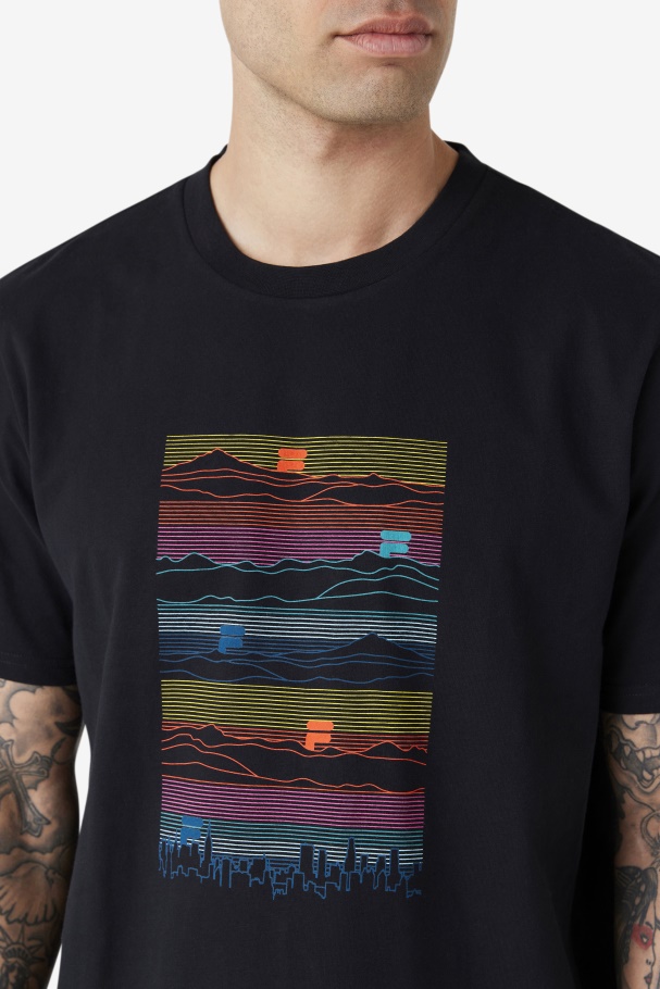 Camiseta Preta Nadee Fila