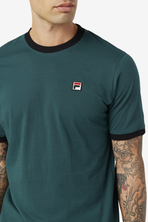Camiseta Ringer Fila Bicho De Junho/preta Marconi