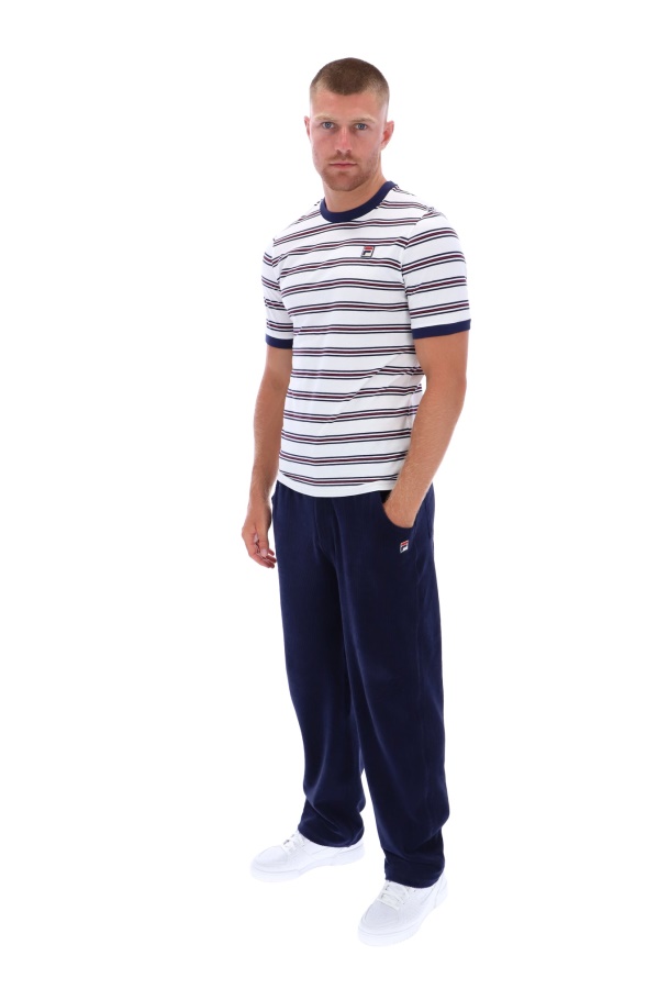 Camiseta Ringer Fila Santiago Com Listra Heritage