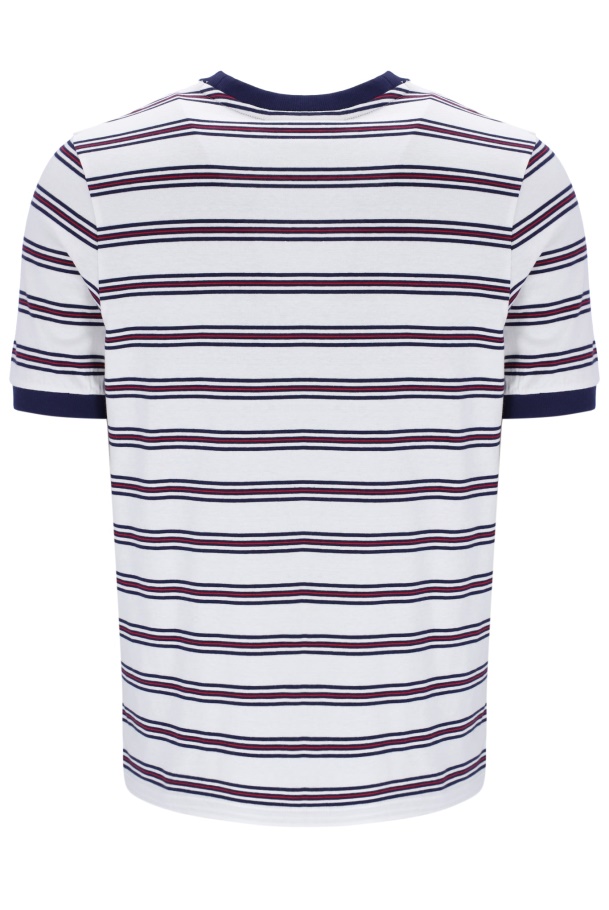 Camiseta Ringer Fila Santiago Com Listra Heritage