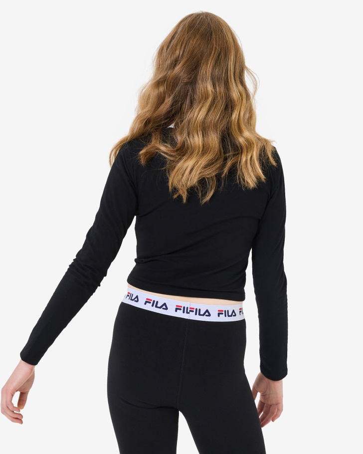 Camiseta Sage Ls Fila Preta