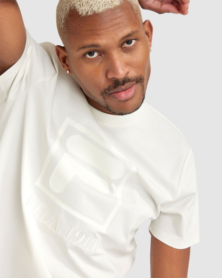 Camiseta Sahand Masculino Fila Branca