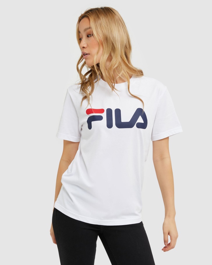Camiseta Unissex Clássica Branca Fila