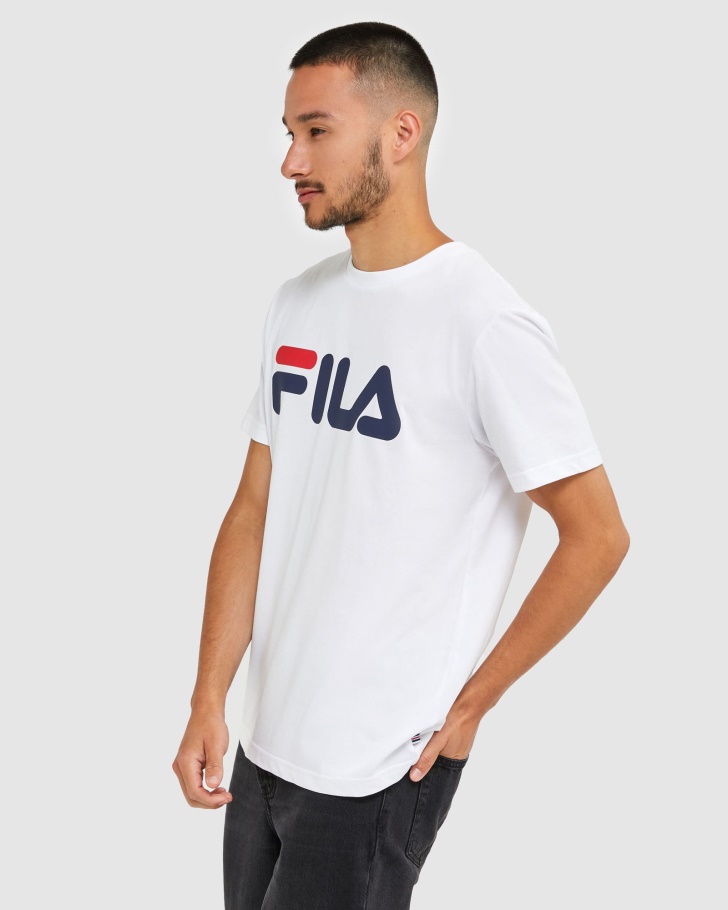 Camiseta Unissex Clássica Branca Fila
