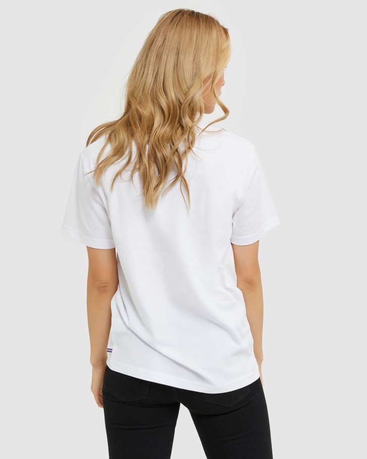 Camiseta Unissex Clássica Branca Fila