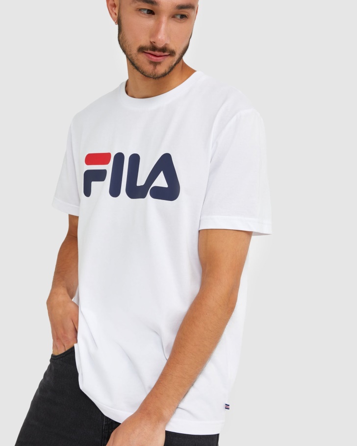 Camiseta Unissex Clássica Branca Fila