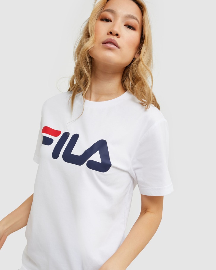 Camiseta Unissex Clássica Branca Fila