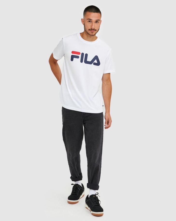 Camiseta Unissex Clássica Branca Fila