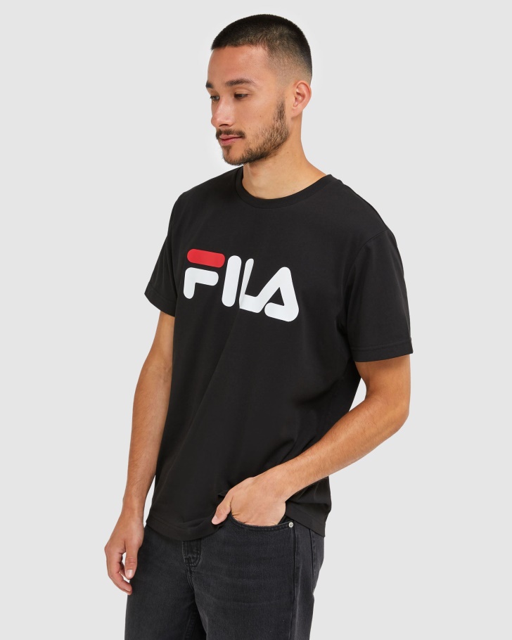Camiseta Unissex Clássica Preta Fila