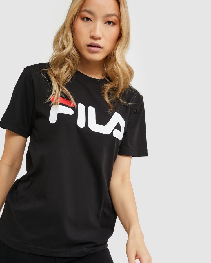 Camiseta Unissex Clássica Preta Fila