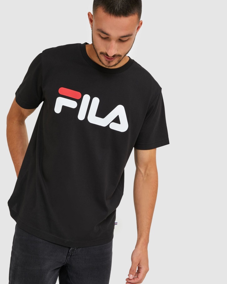Camiseta Unissex Clássica Preta Fila