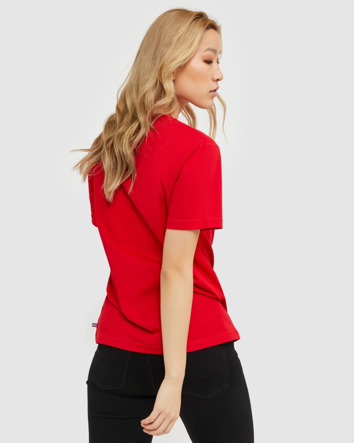 Camiseta Unissex Clássica Vermelha Fila