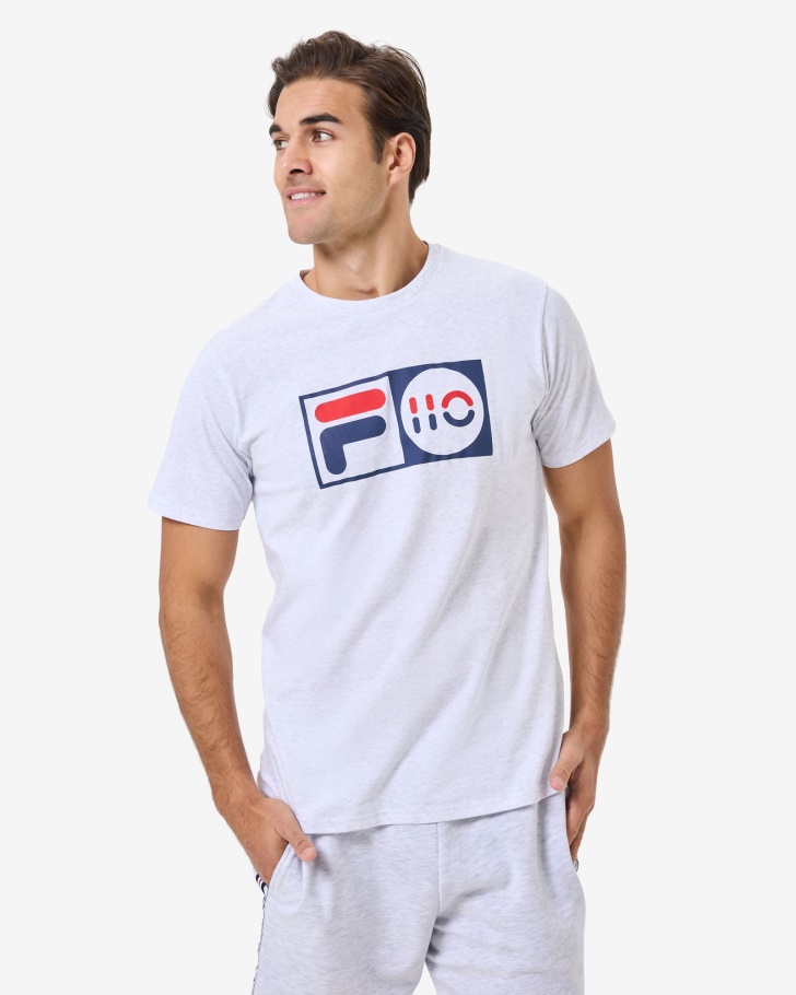 Camiseta Unissex De Aniversário Fila Cinza Claro Marle