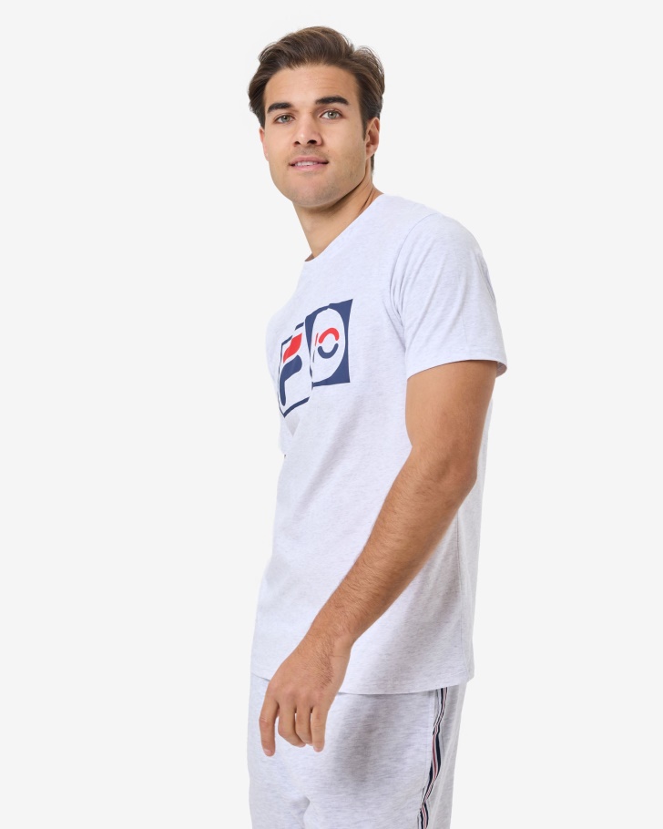 Camiseta Unissex De Aniversário Fila Cinza Claro Marle