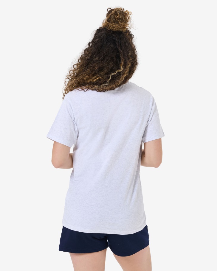 Camiseta Unissex De Aniversário Fila Cinza Claro Marle