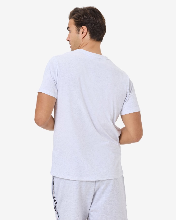 Camiseta Unissex De Aniversário Fila Cinza Claro Marle