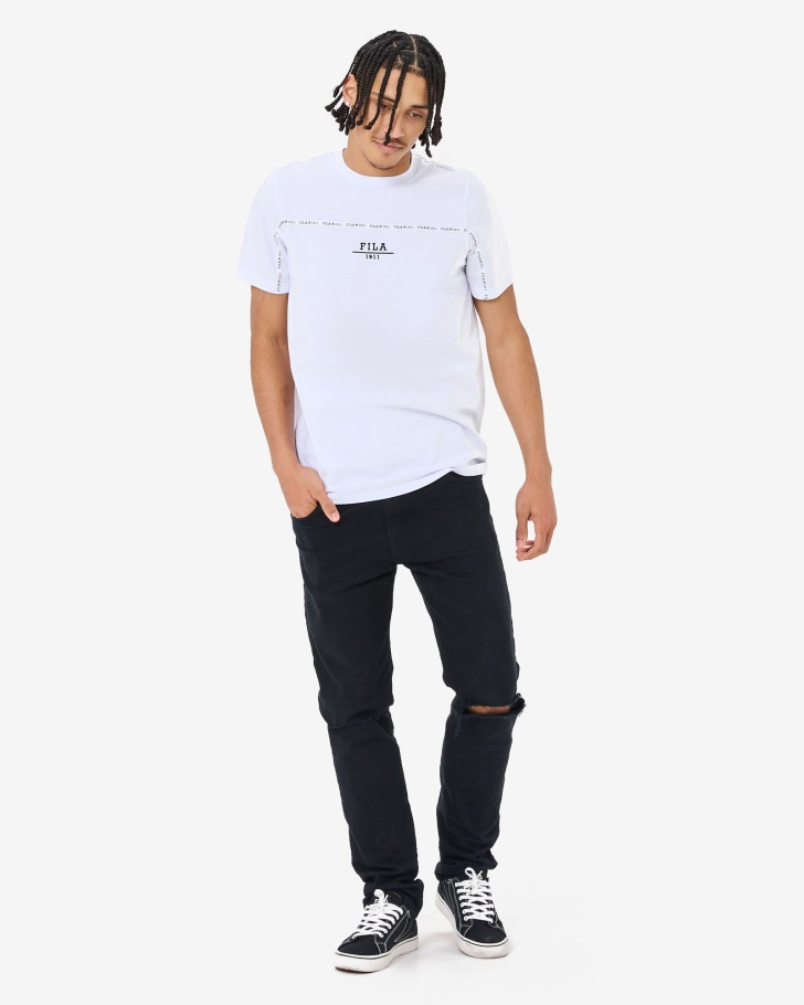 Camiseta Urbana Unissex Branca Fila