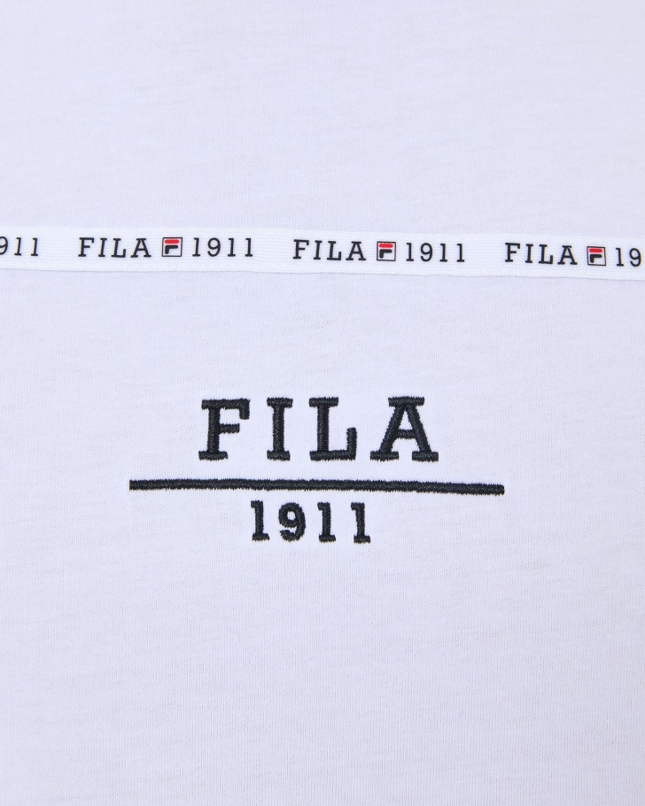 Camiseta Urbana Unissex Branca Fila