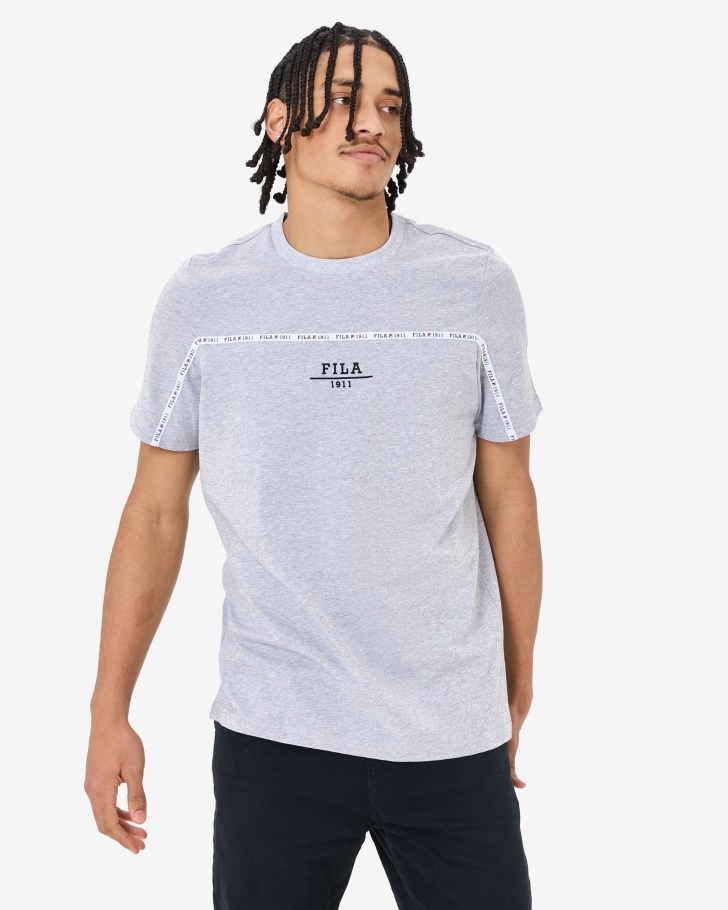 Camiseta Urbana Unissex Cinza Marle Fila