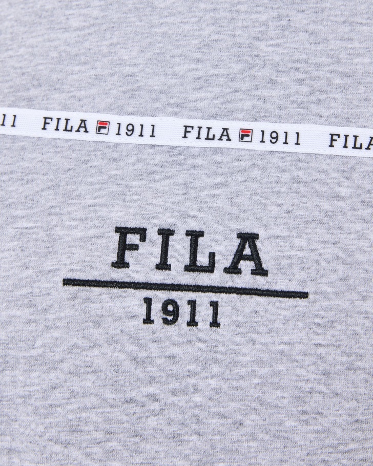 Camiseta Urbana Unissex Cinza Marle Fila