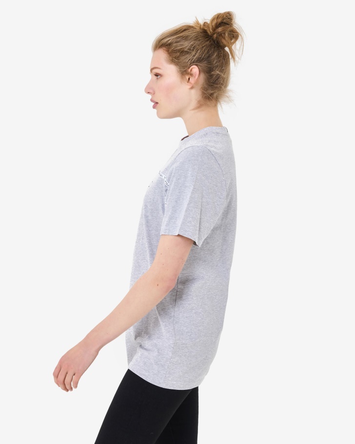 Camiseta Urbana Unissex Cinza Marle Fila