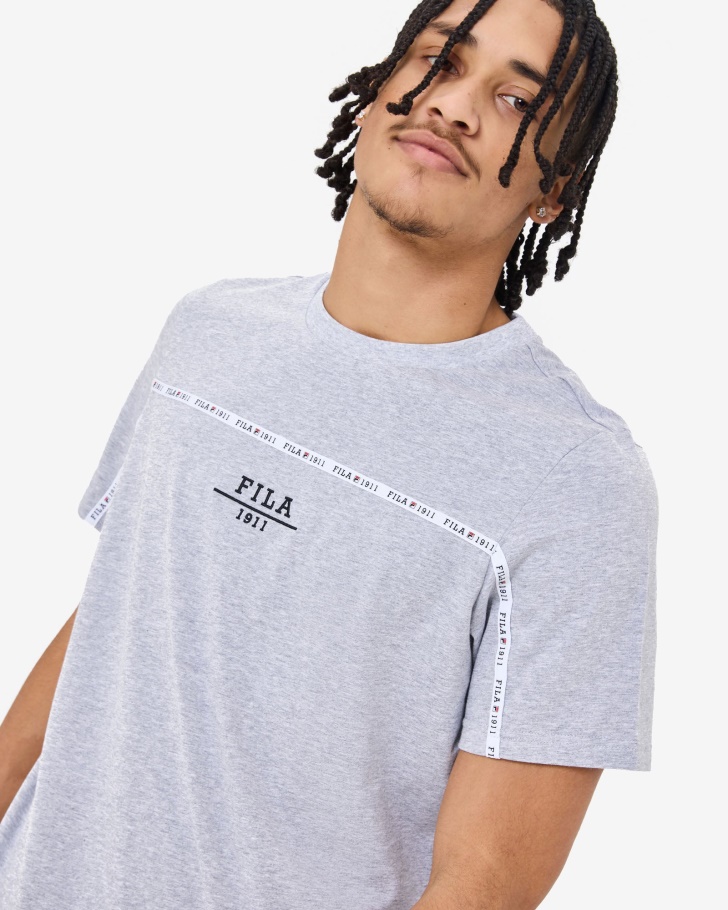 Camiseta Urbana Unissex Cinza Marle Fila