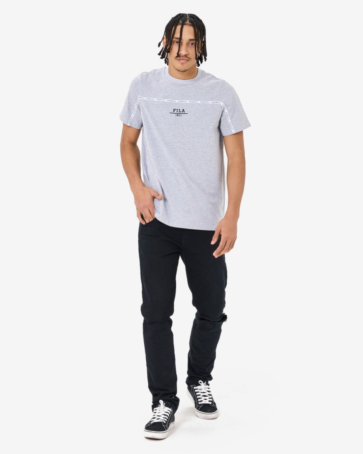 Camiseta Urbana Unissex Cinza Marle Fila