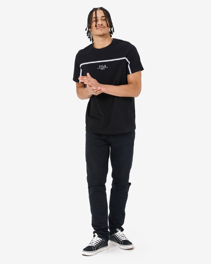 Camiseta Urbana Unissex Preta Fila