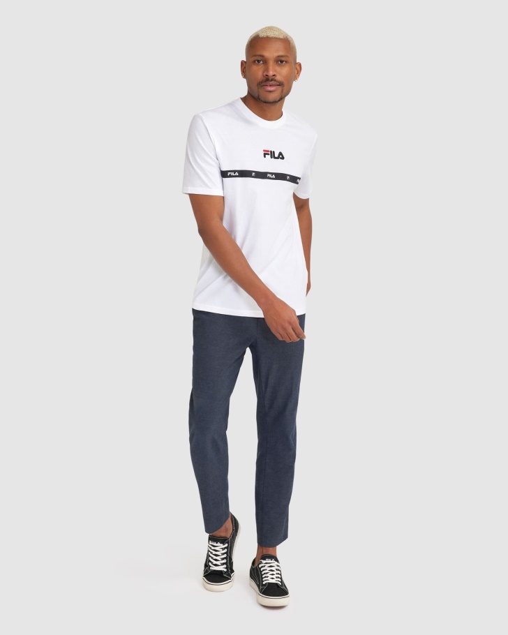 Camiseta Valor Masculina Fila Branca