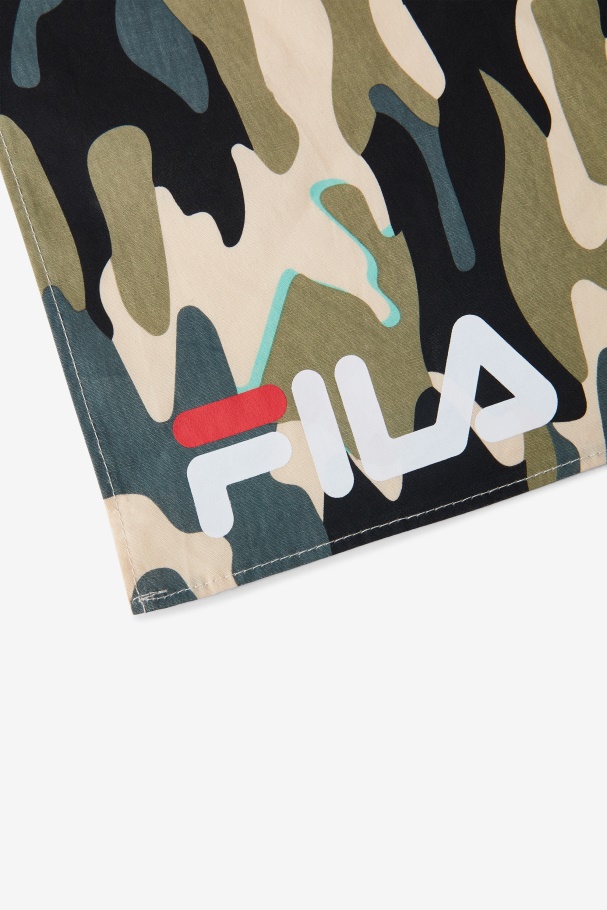 Camuflagem Bandana Verde Camo Multi Fila