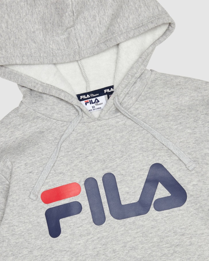 Capuz Clássico Infantil Fila Prata Marle