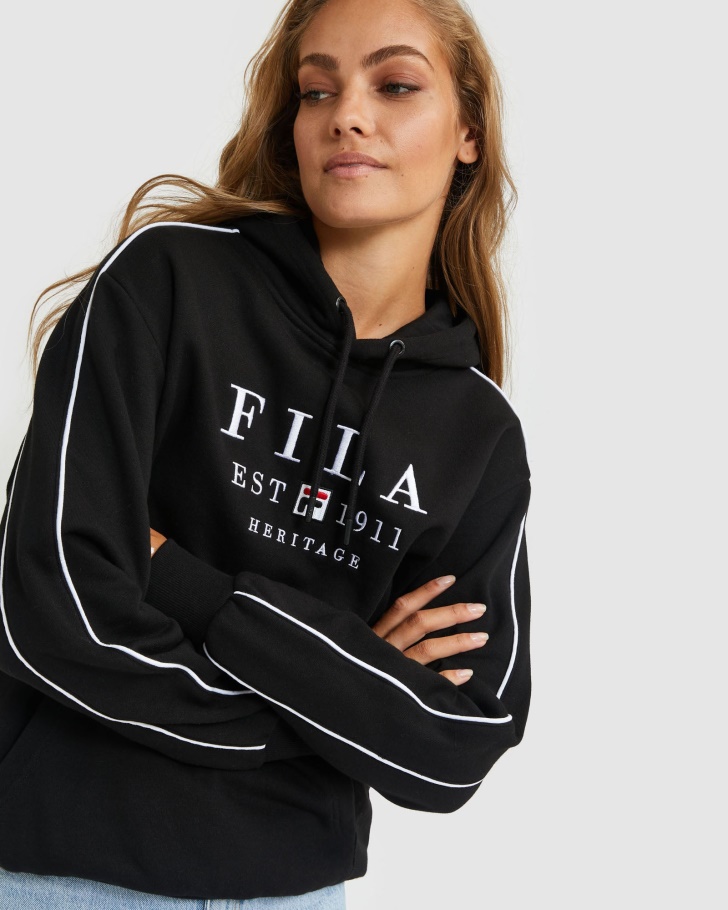 Capuz Fila Preto Unissex