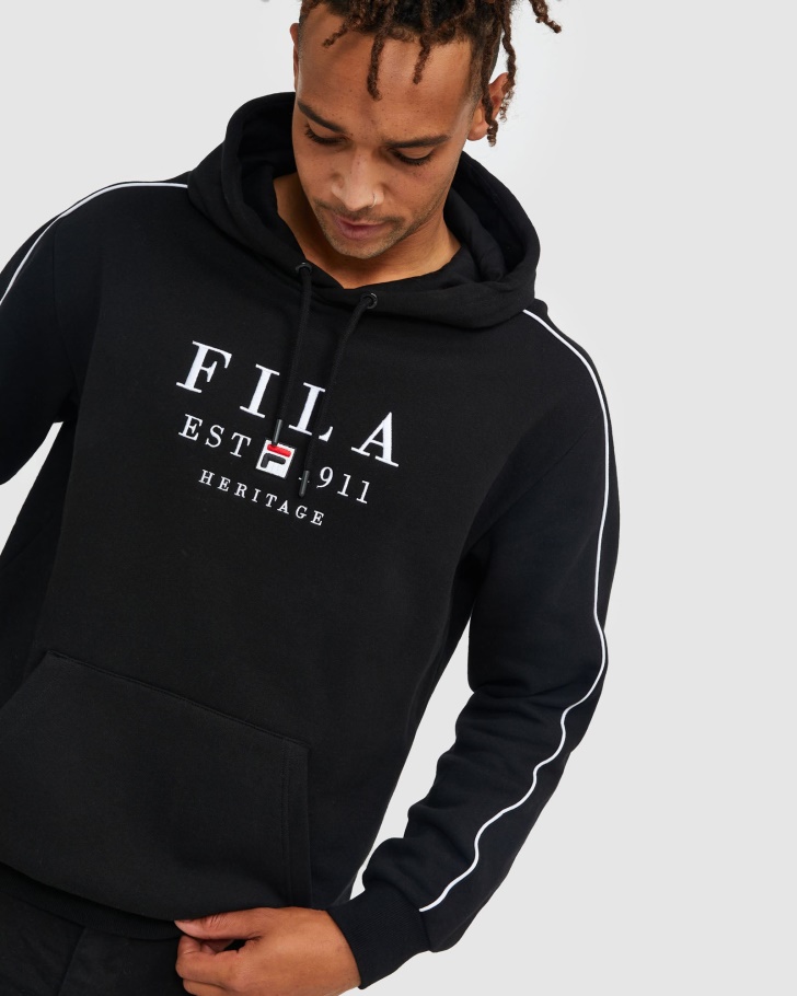 Capuz Fila Preto Unissex