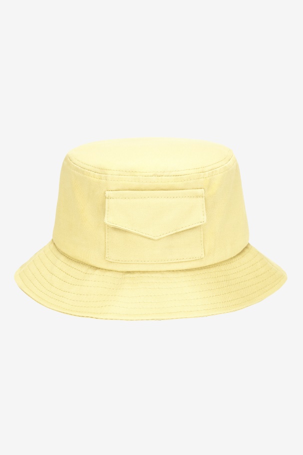 Chapéu Balde De Herança Fila Amarelo Macio