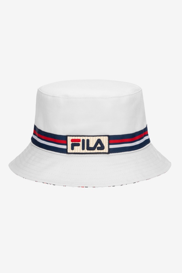 Chapéu Bucket Reversível Fila Branca