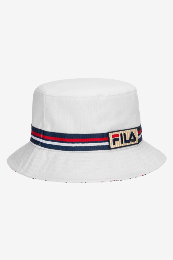 Chapéu Bucket Reversível Fila Branca