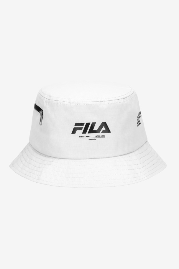 Chapéu Bucket Ripstop Branco Fila