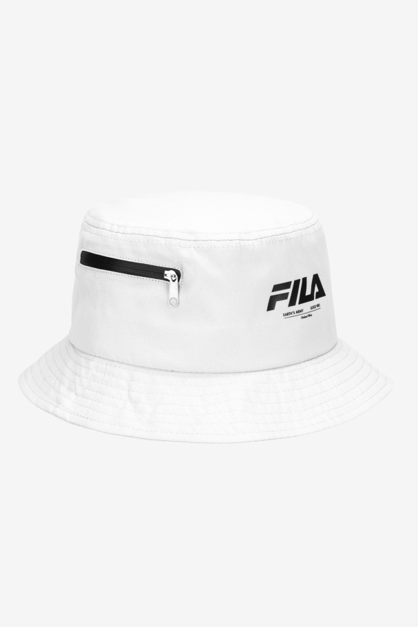 Chapéu Bucket Ripstop Branco Fila
