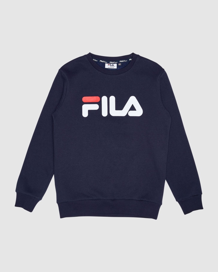 Classic Kids Crew New Navy Fila