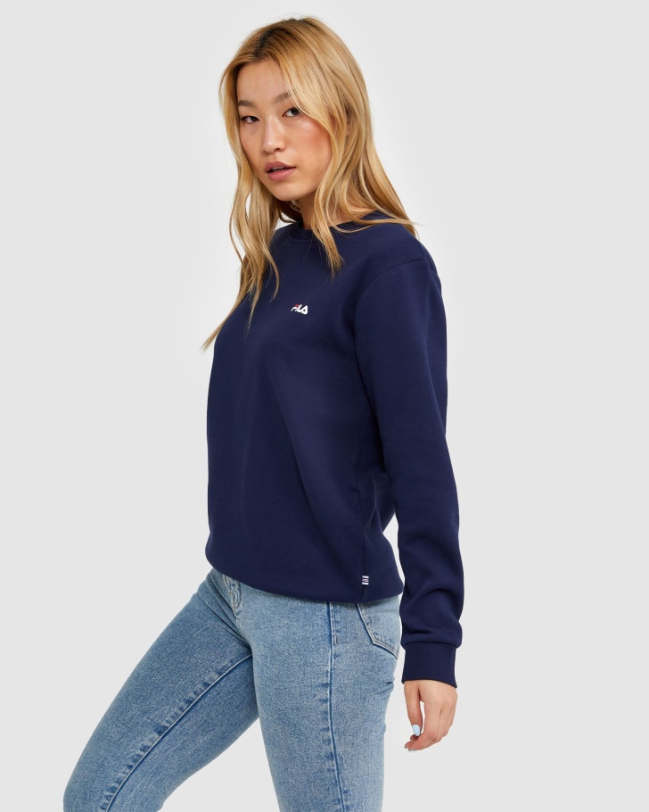Classic Unissex Crew 2 Fila New Navy