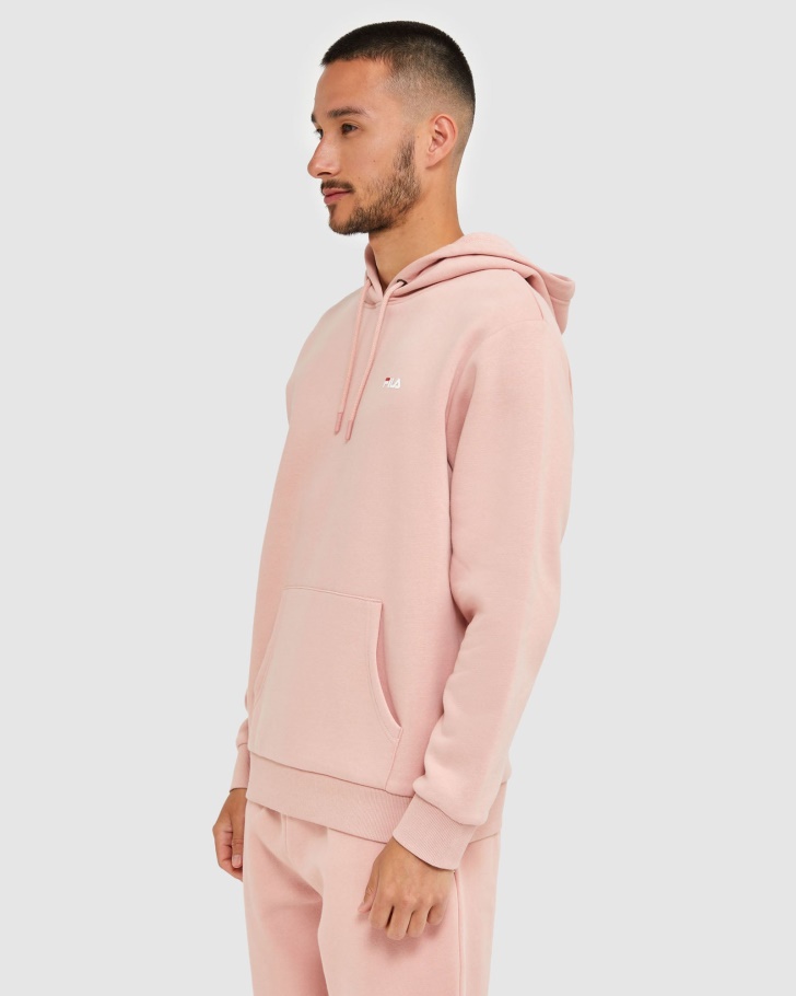 Clássico Capuz Unissex 2 Fila Rosa Suave