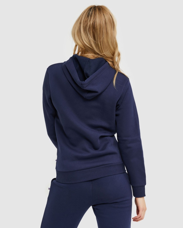 Clássico Capuz Unissex 2 Novo Azul Marinho Fila